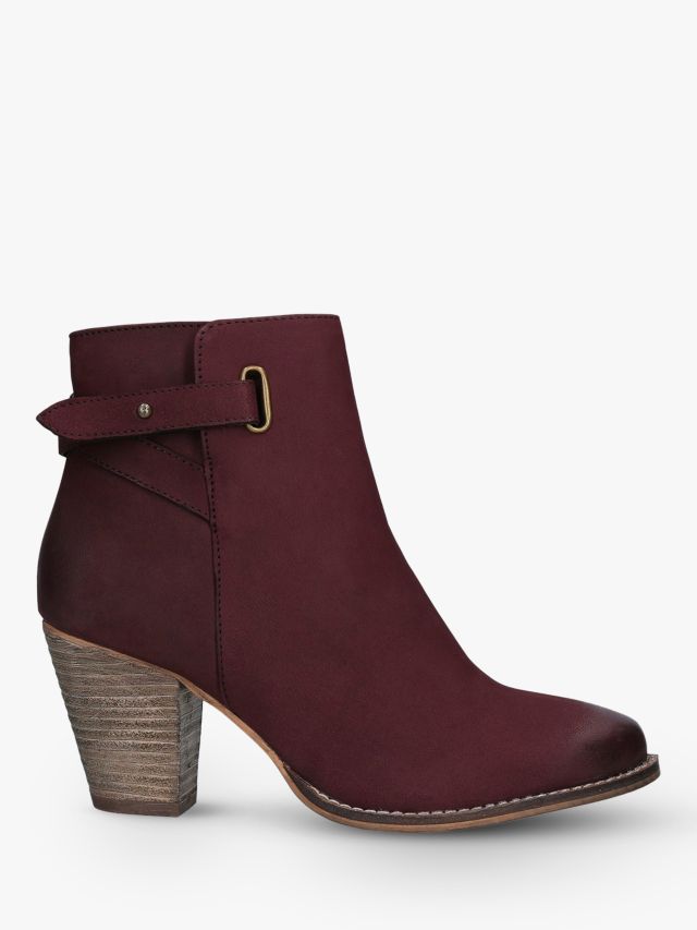 Carvela burgundy shop ankle boots