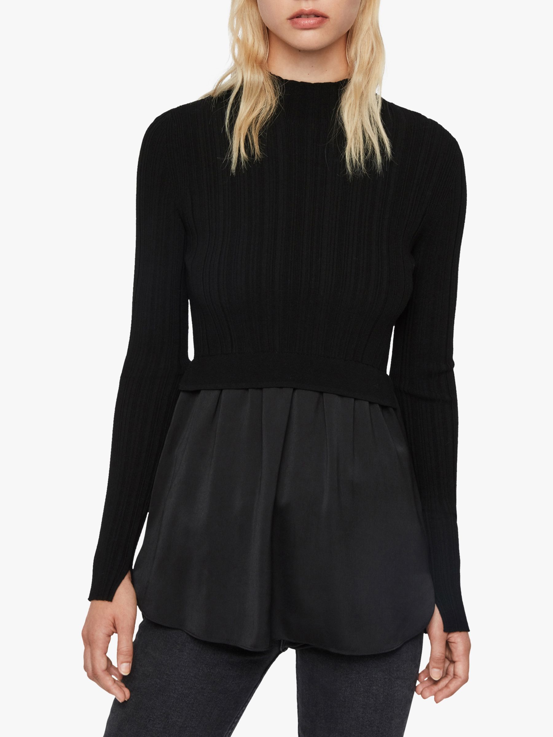 black shirt jumper womens