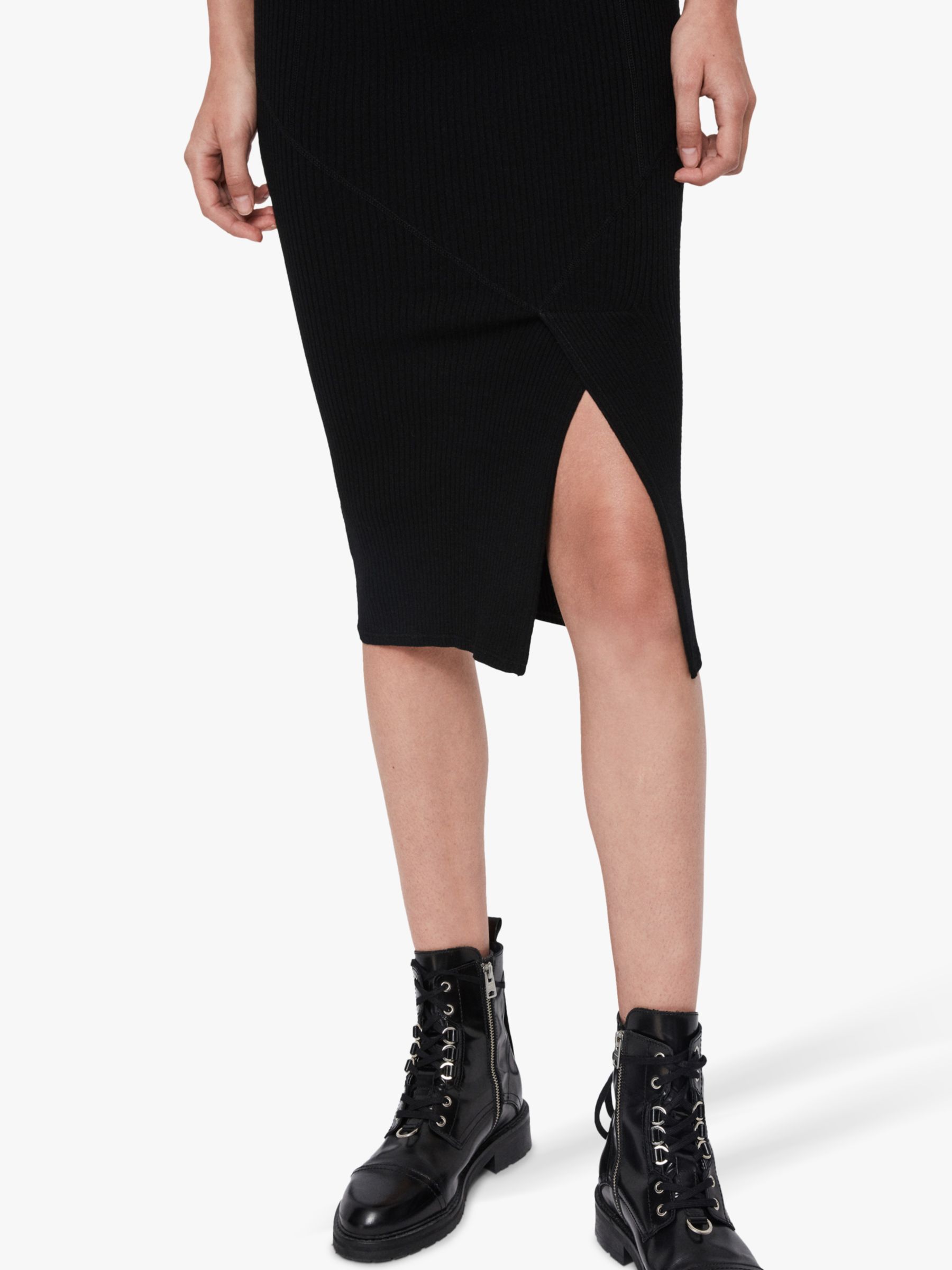 AllSaints Nala Skirt, Black