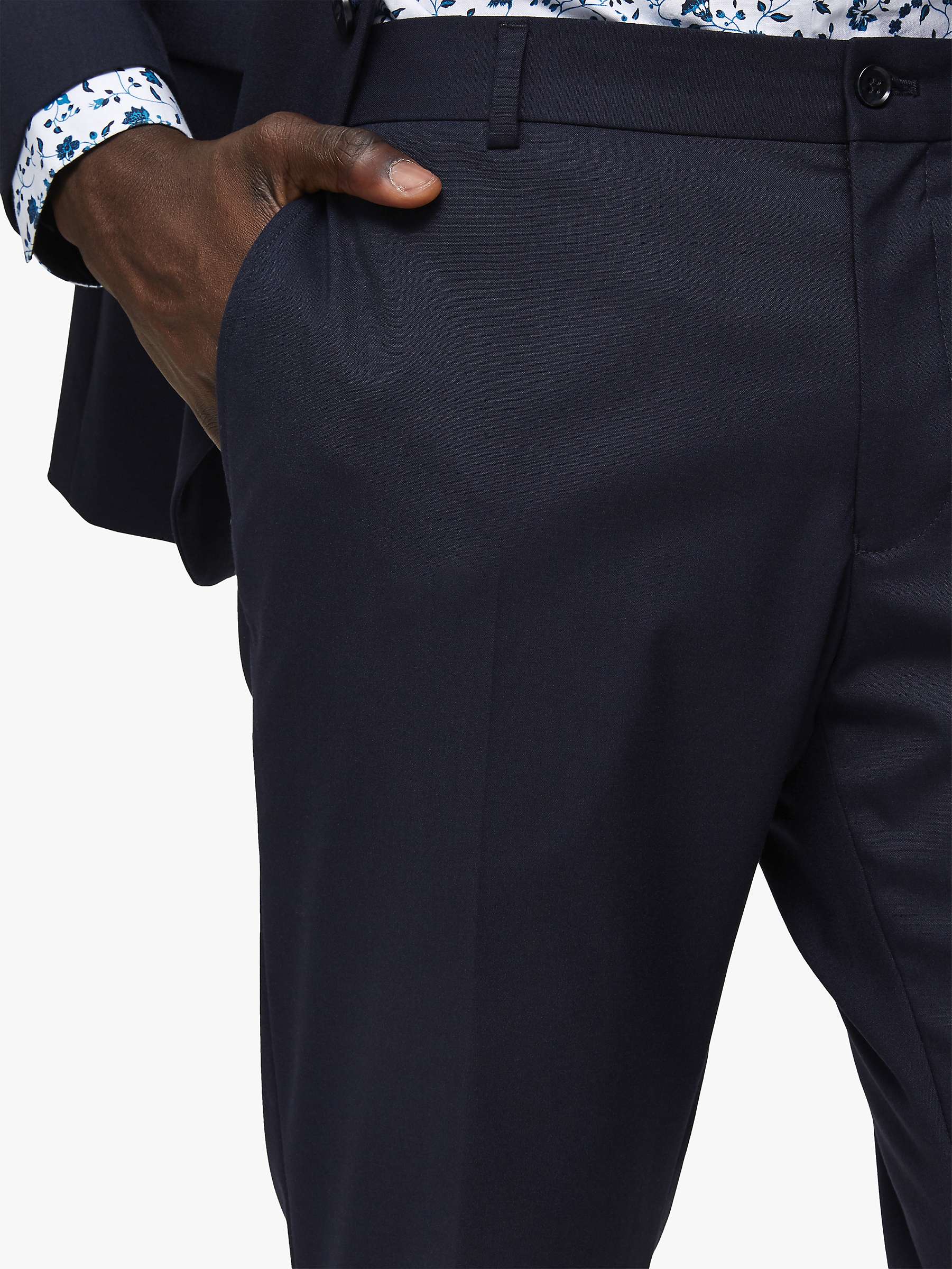 Buy SELECTED HOMME Slim Fit Suit Trousers, Navy Online at johnlewis.com