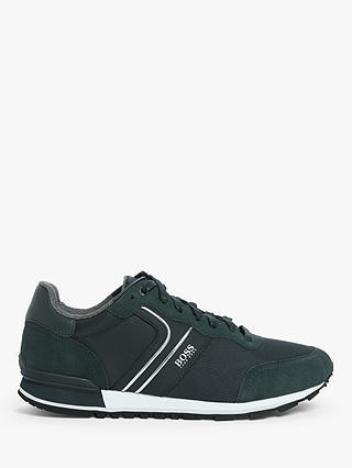 BOSS Parkour Suede Mesh Trainers