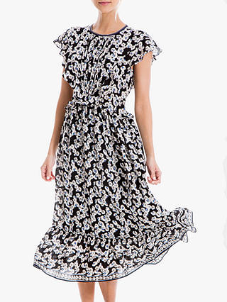 Max Studio Floral Print Ruffle Dress, Multi