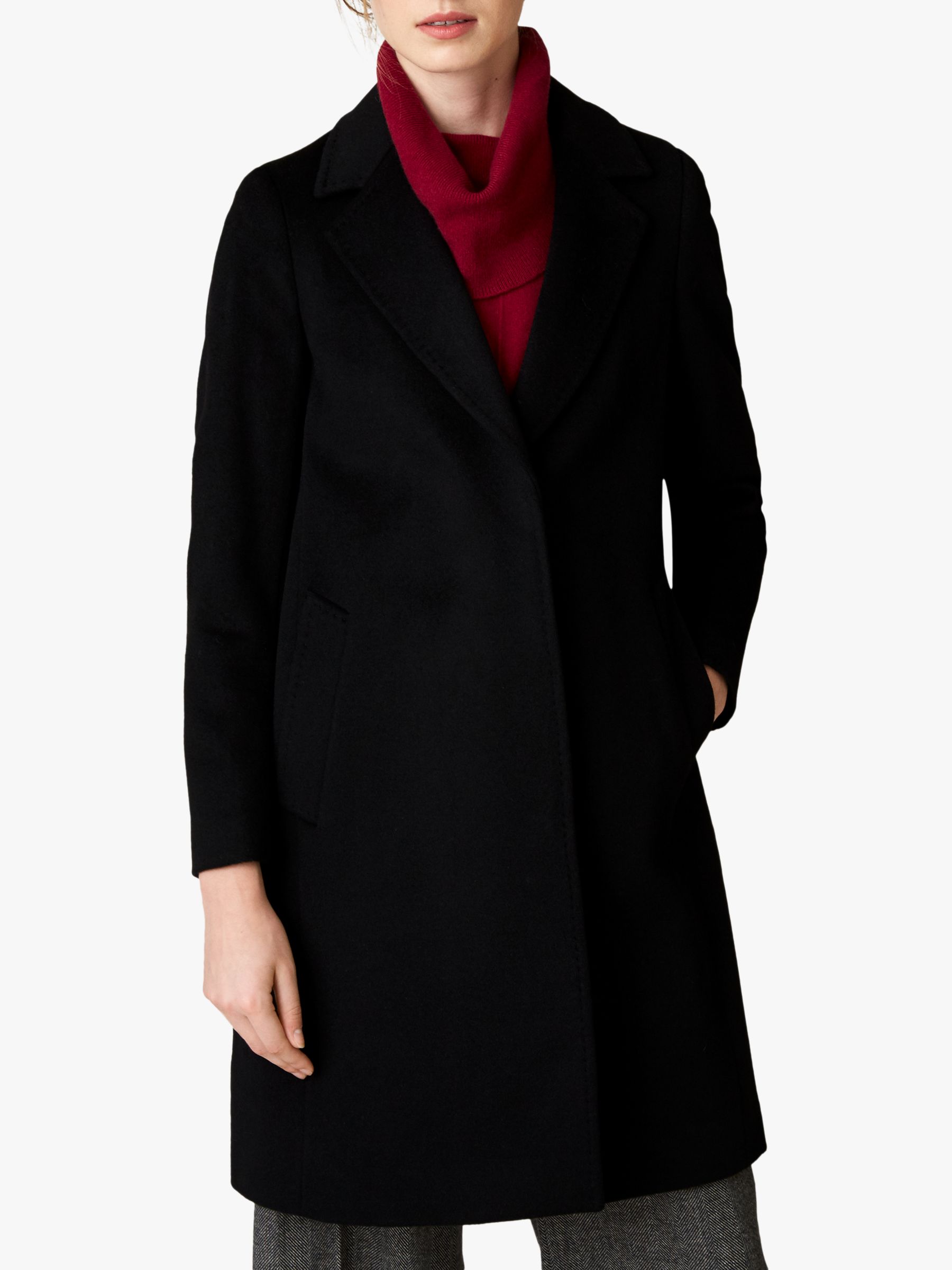 Jaeger Wool Single Breasted A-Line Coat