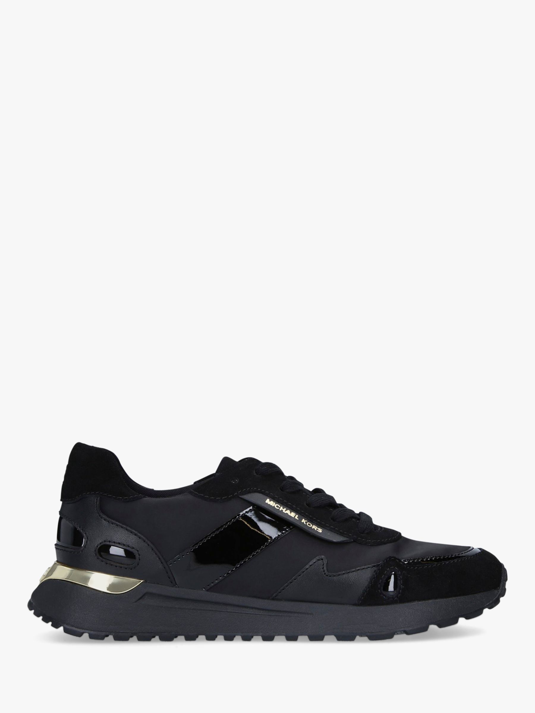 michael kors trainers black and gold