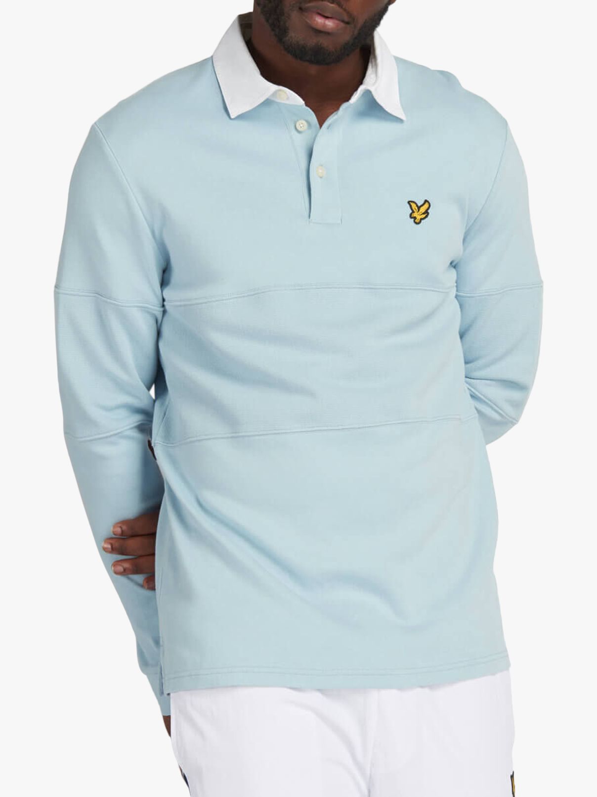 Lyle & Scott Contrast Panel Long Sleeve Polo Shirt review