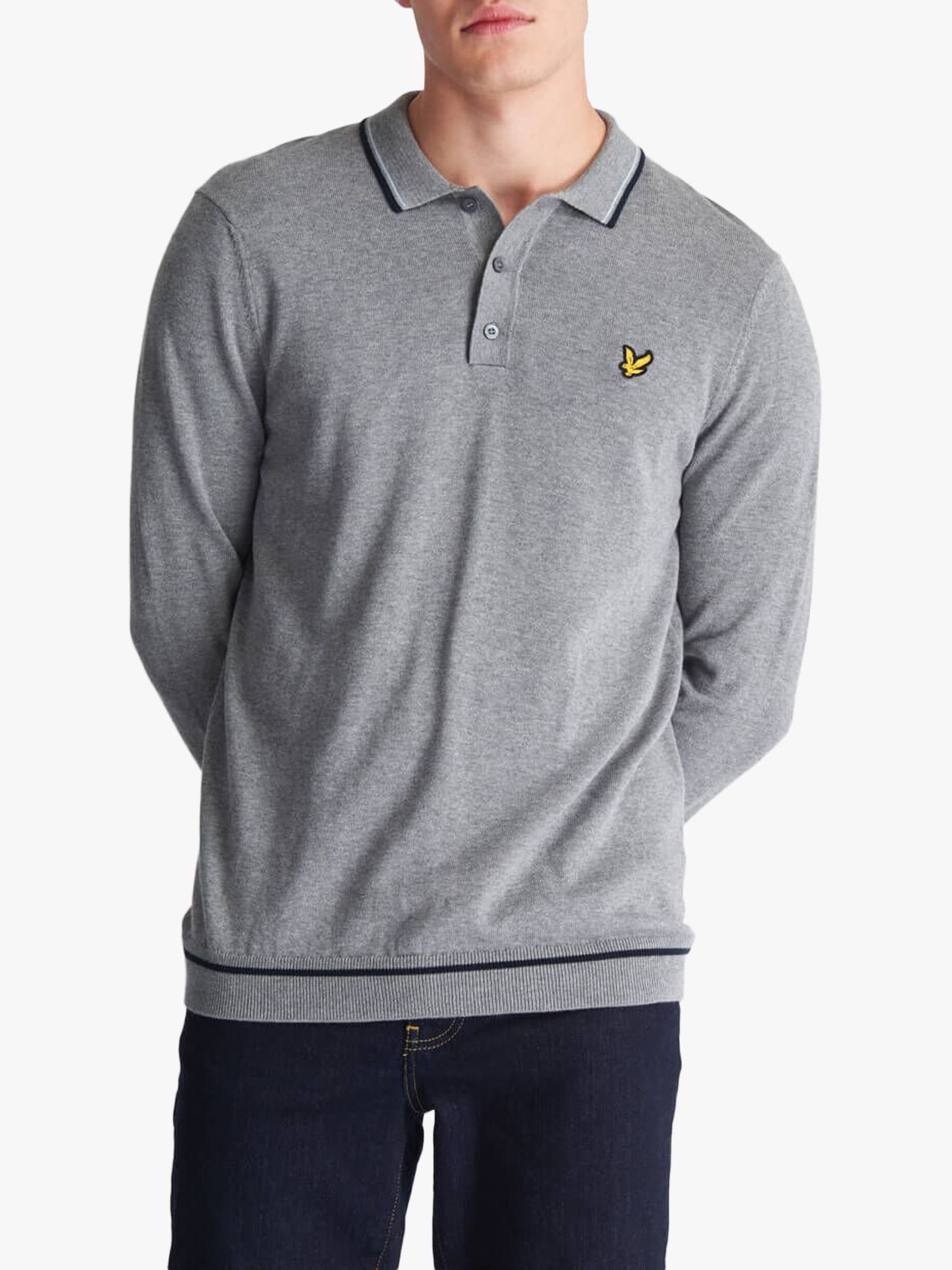 Lyle & Scott Knitted Long Sleeve Polo Shirt review