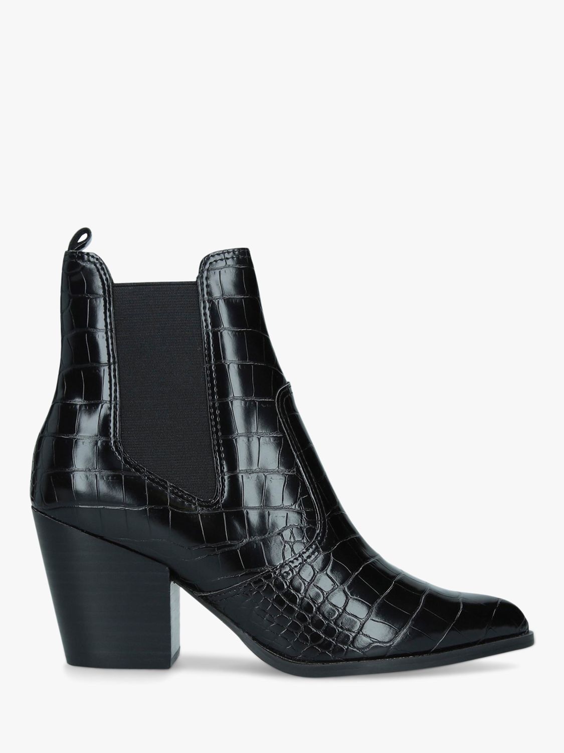 Steve Madden Patricia Ankle Boots, Black at John Lewis & Partners