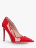 Steve Madden Vala Stiletto Heel Court Shoes, Red, Red