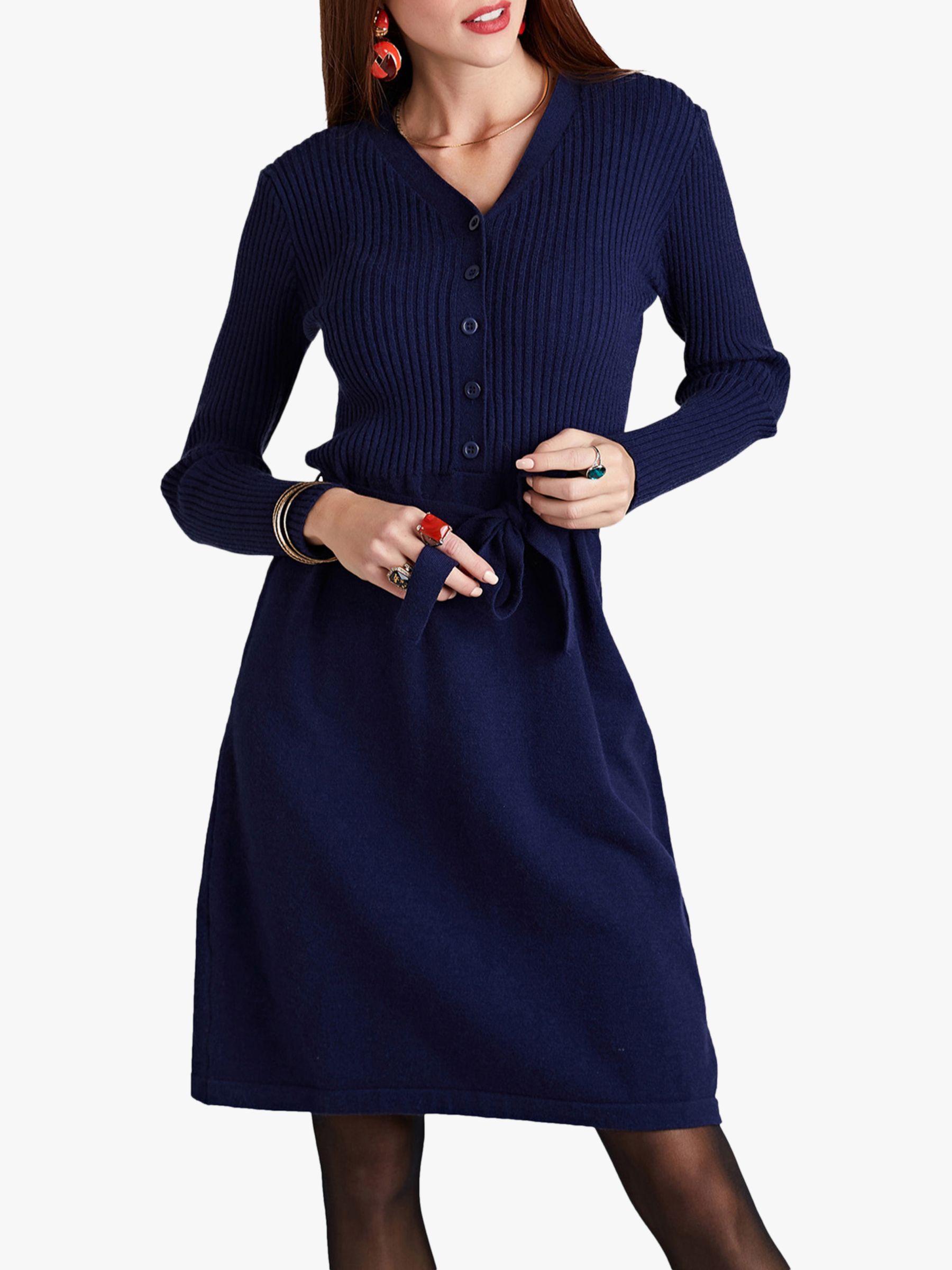 knitted shirt dress
