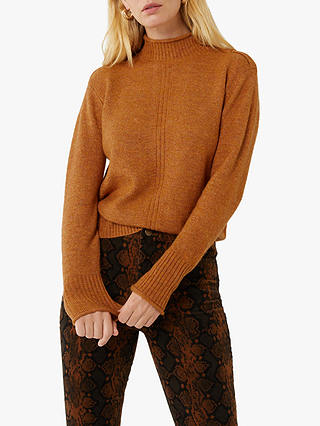Warehouse Utility Cosy Funnel Neck Jumper