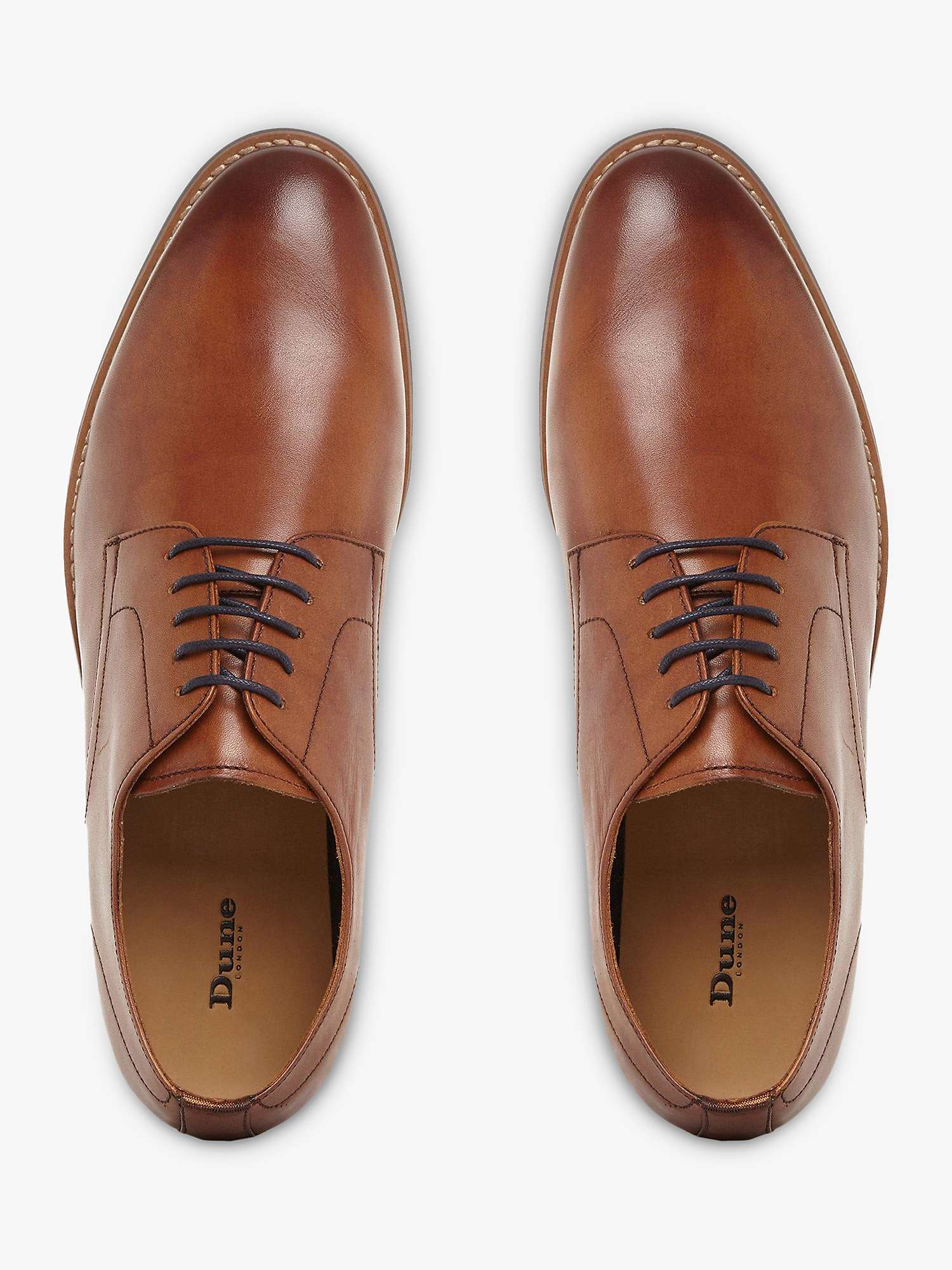 Buy Dune Suffolks Leather Gibson Shoes Online at johnlewis.com