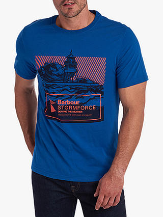 Barbour Stormforce Break Graphic T-Shirt, Grey Marl