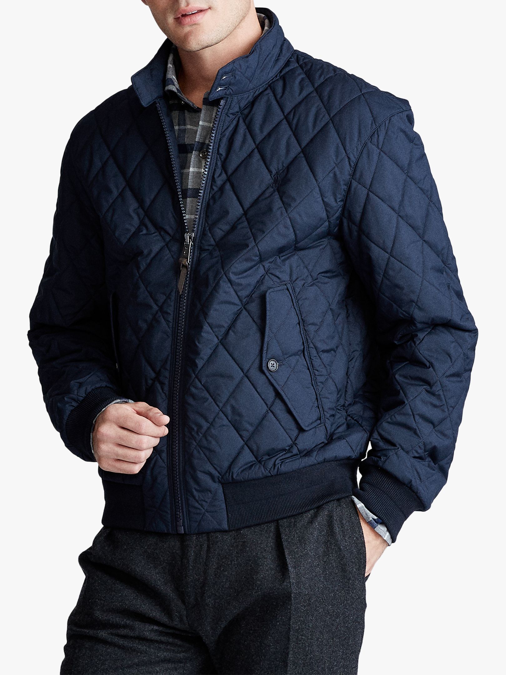 polo ralph lauren quilted jacket mens