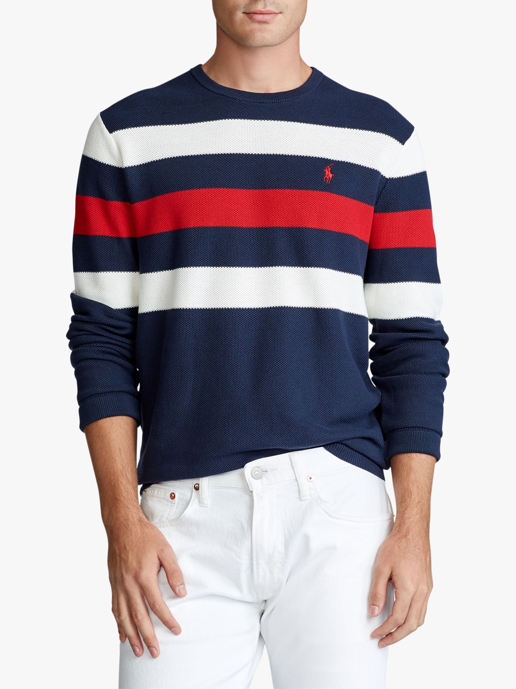 polo red white and blue