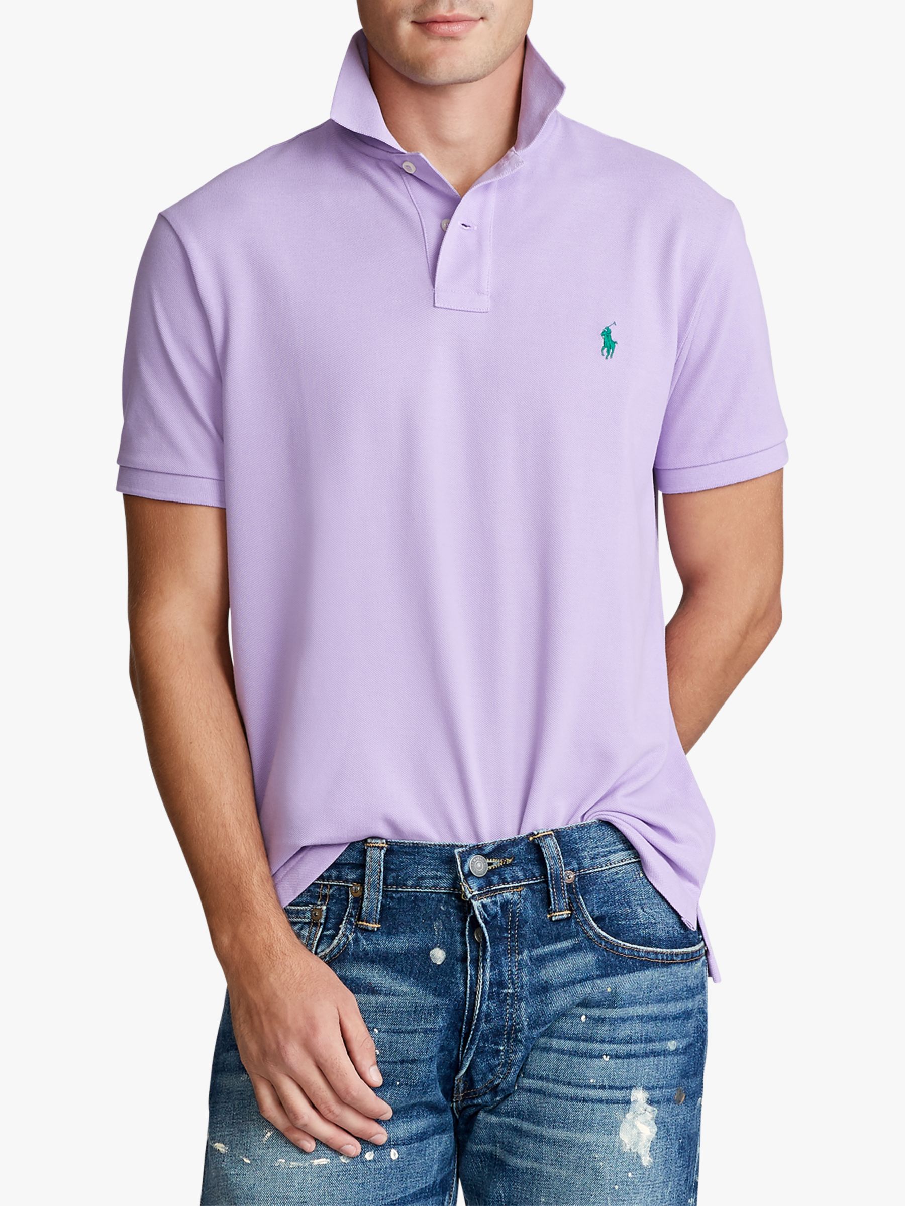 ralph lauren lilac shirt