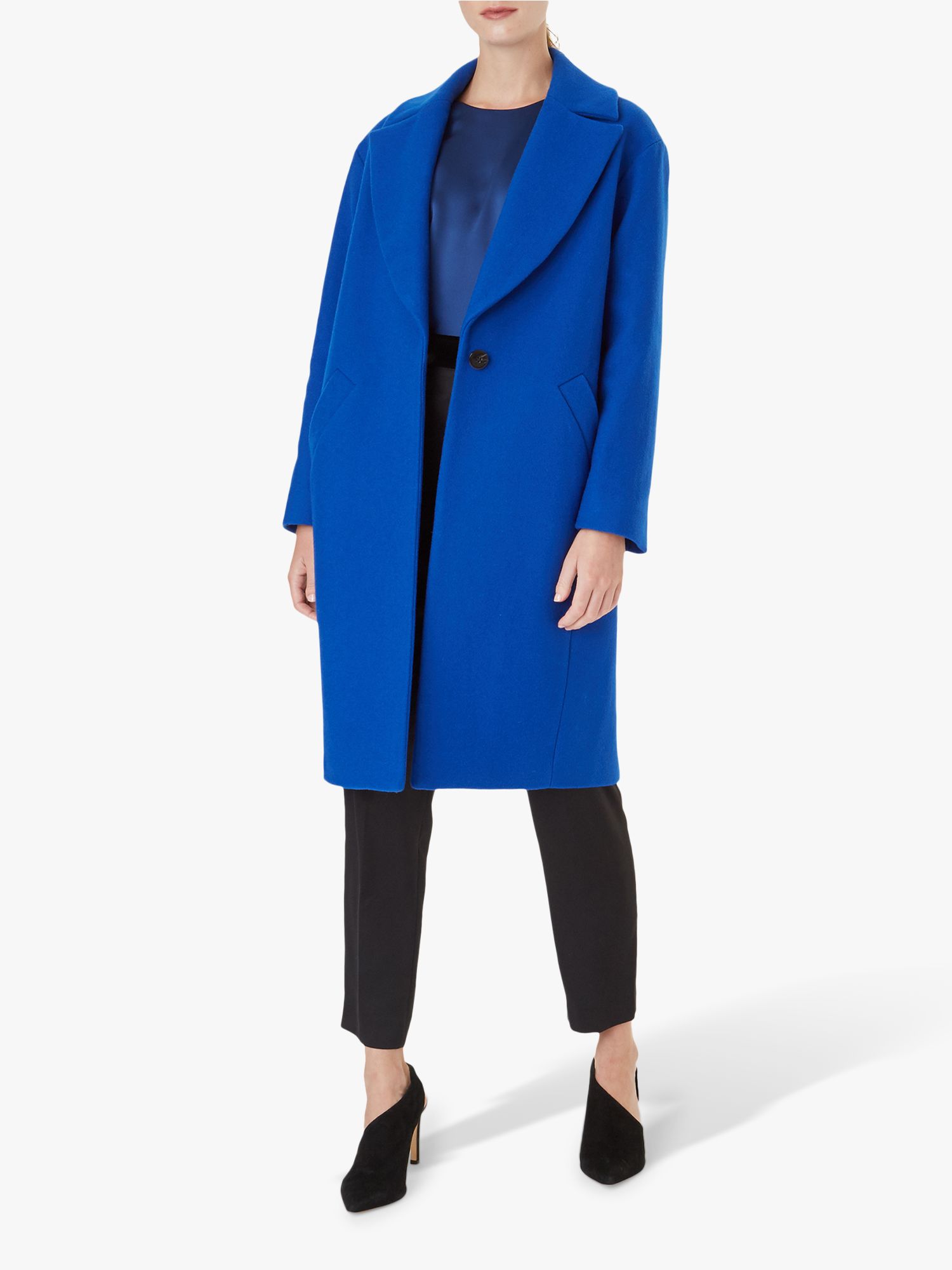 Hobbs Jane Wool Blend Coat at John Lewis & Partners