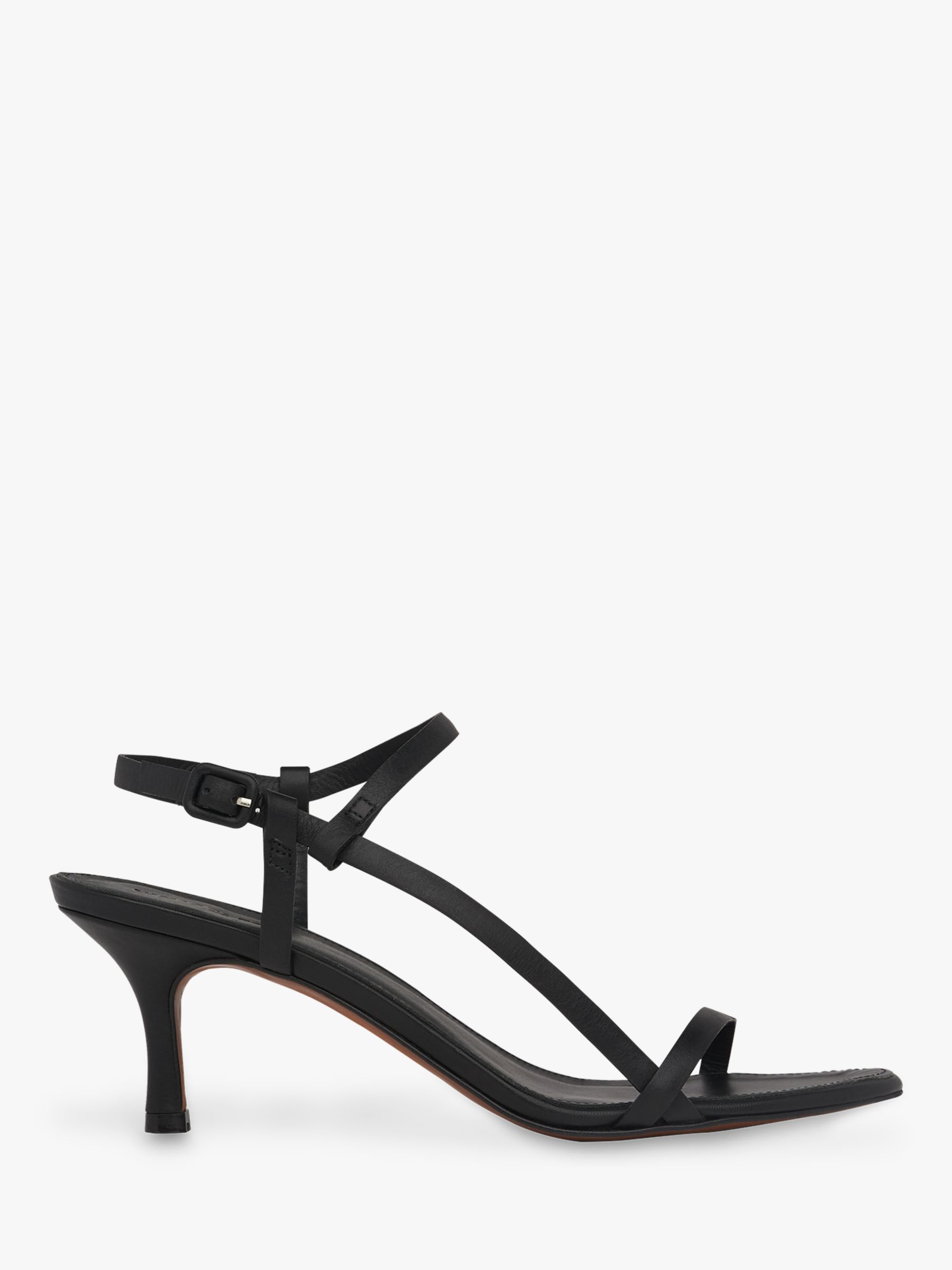 Whistles Milana Asymmetric Sandals, Black