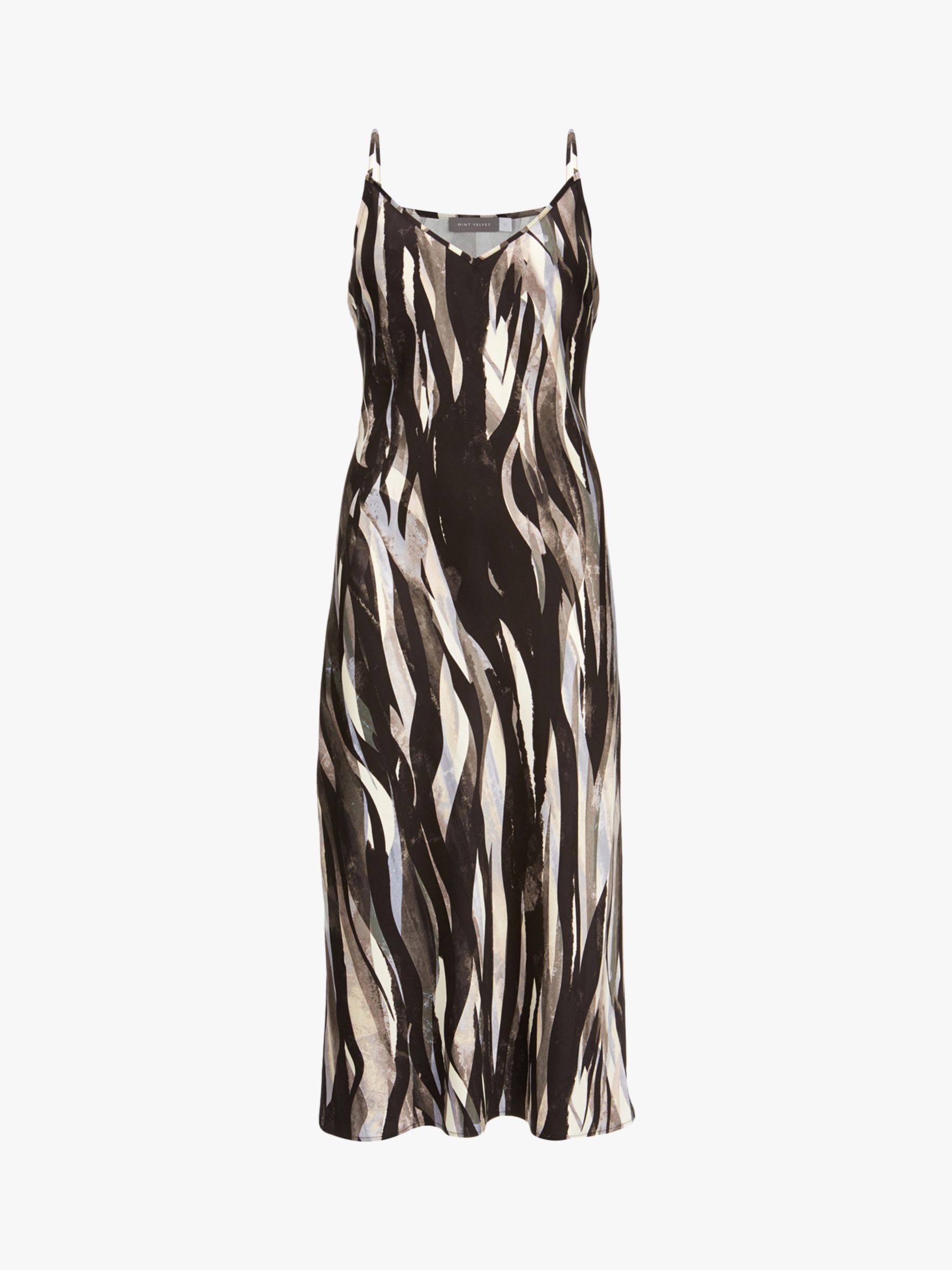 Download Mint Velvet Agnes Print Midi Slip Dress Multi At John Lewis Partners