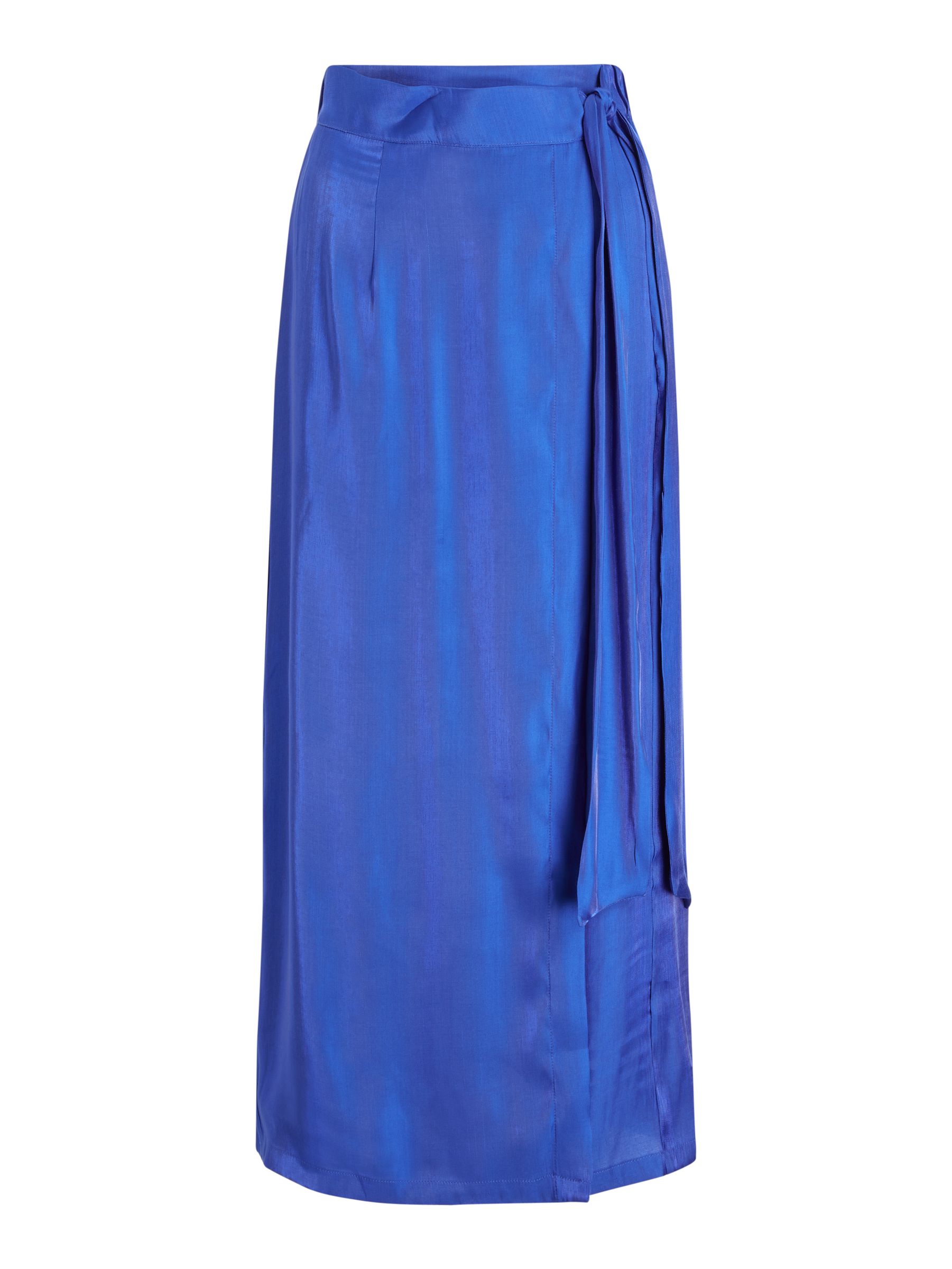 Y.A.S Kima High Waisted Midi Skirt, Blue