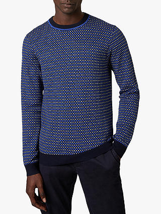 Ted Baker Cambra Check Jumper, Blue