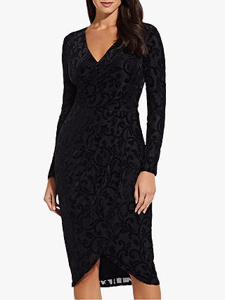 Adrianna Papell Embellished Sheath Dress, Black