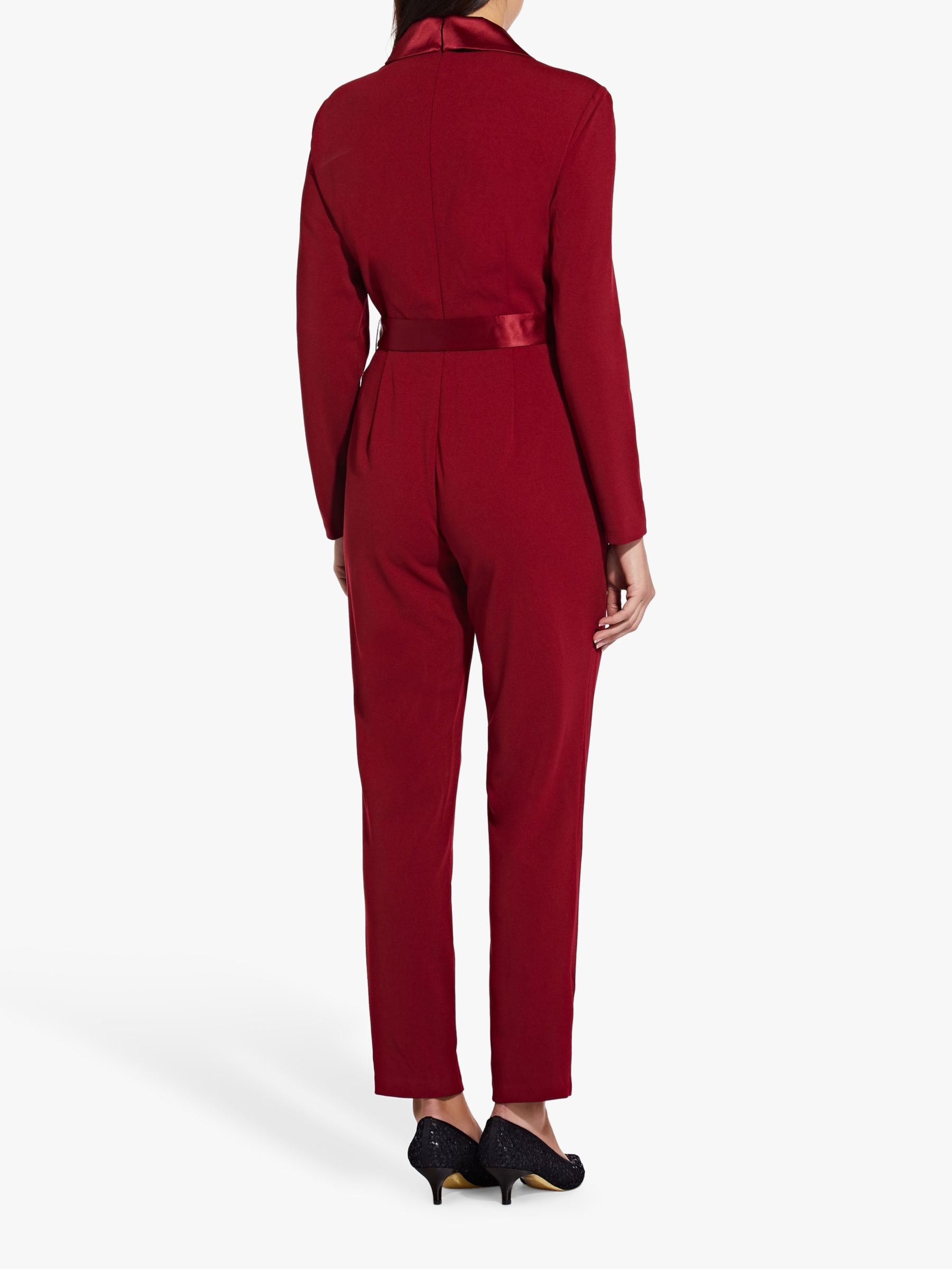 adrianna papell tuxedo jumpsuit