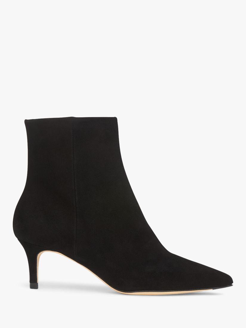 L.K.Bennett Tamara Suede Ankle Boots, Black