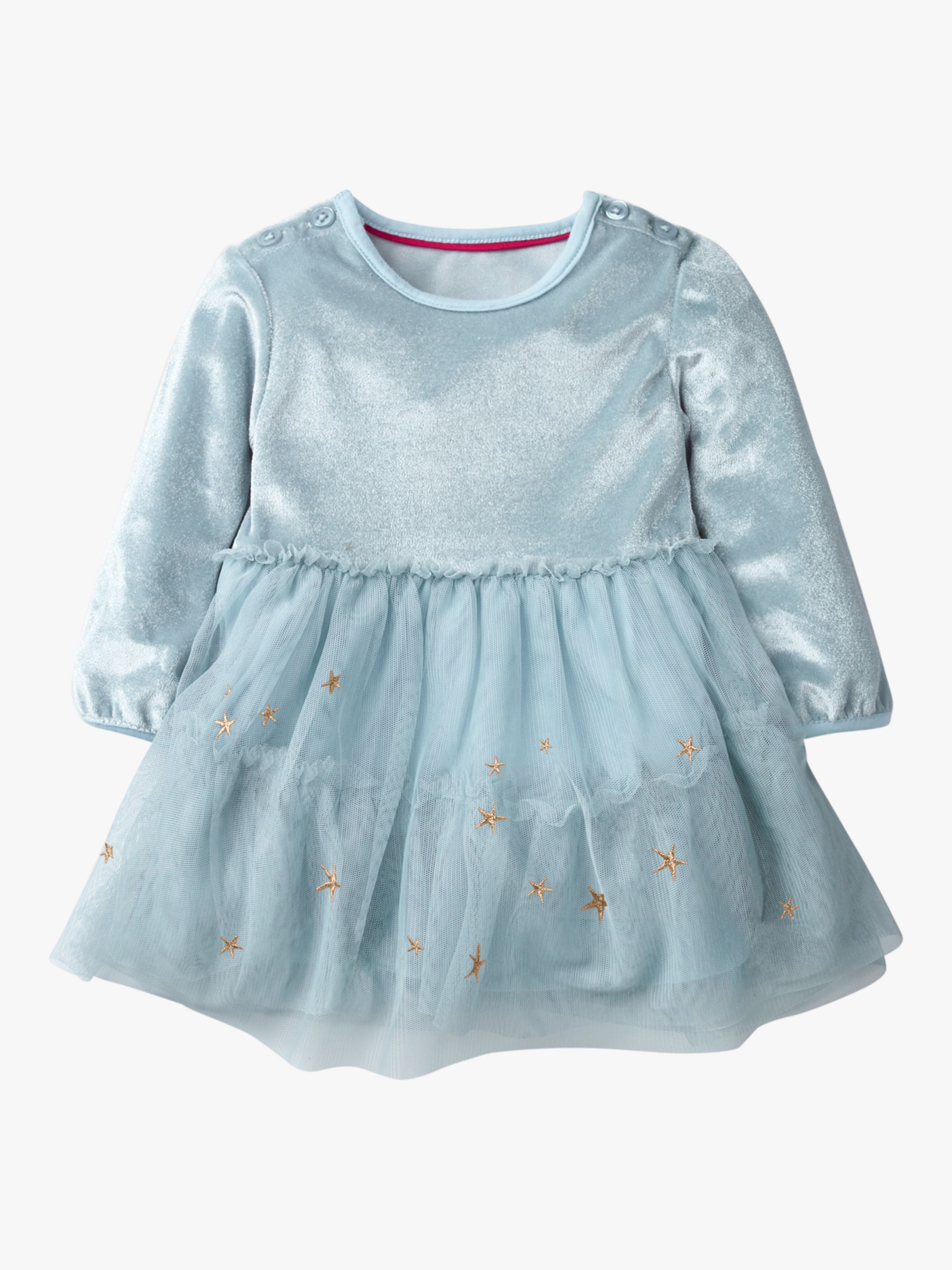 Mini Boden Baby Christmas Fairy Wings Tulle Dress | Cloudburst Blue at ...