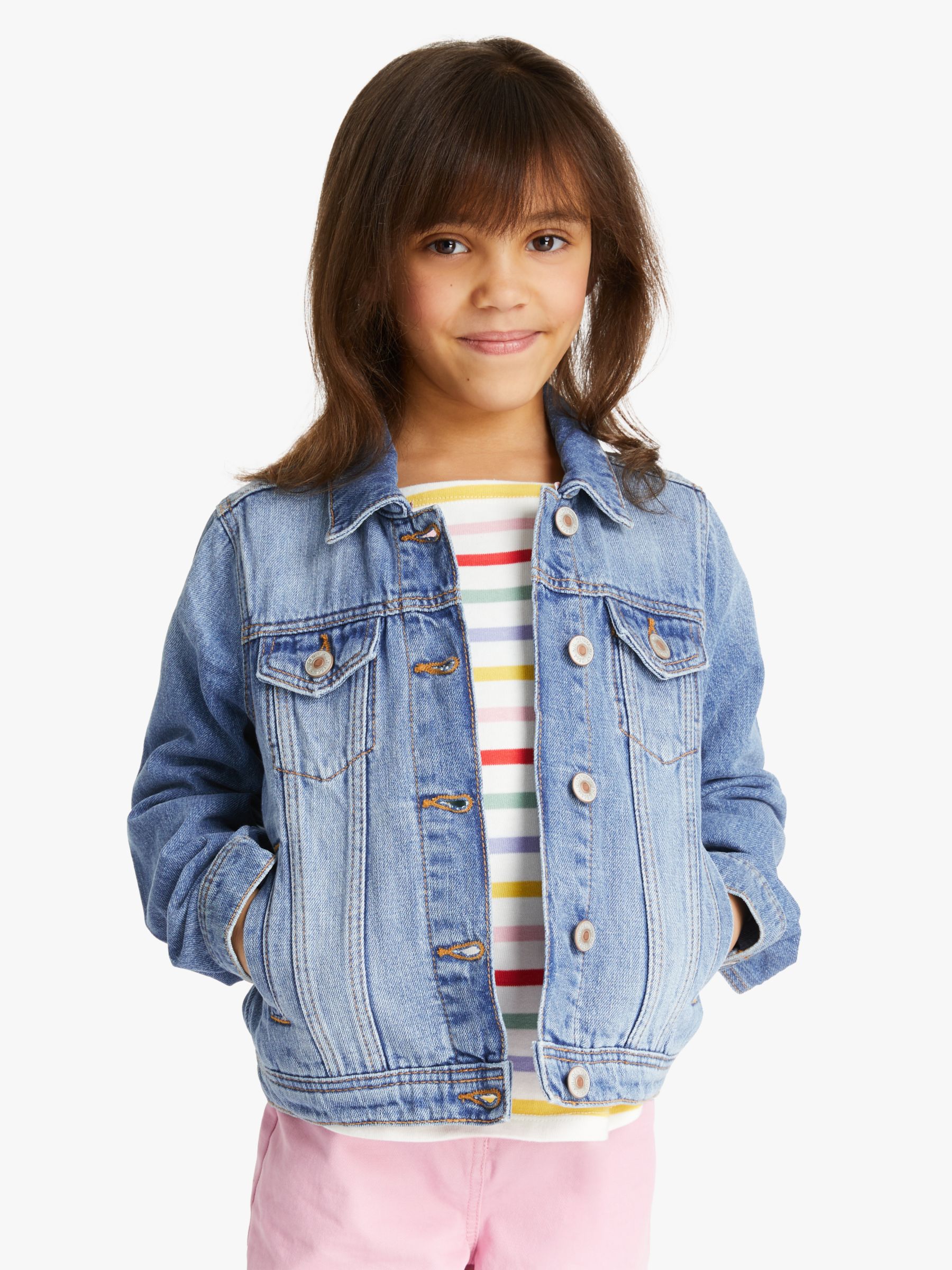 John Lewis & Partners Kids' Denim Jacket, Blue