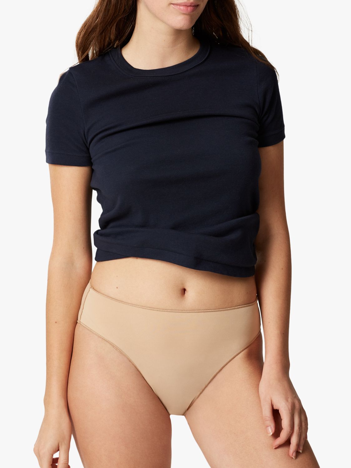 Maison Lejaby Les Invisibles High Waisted Briefs, Power Skin