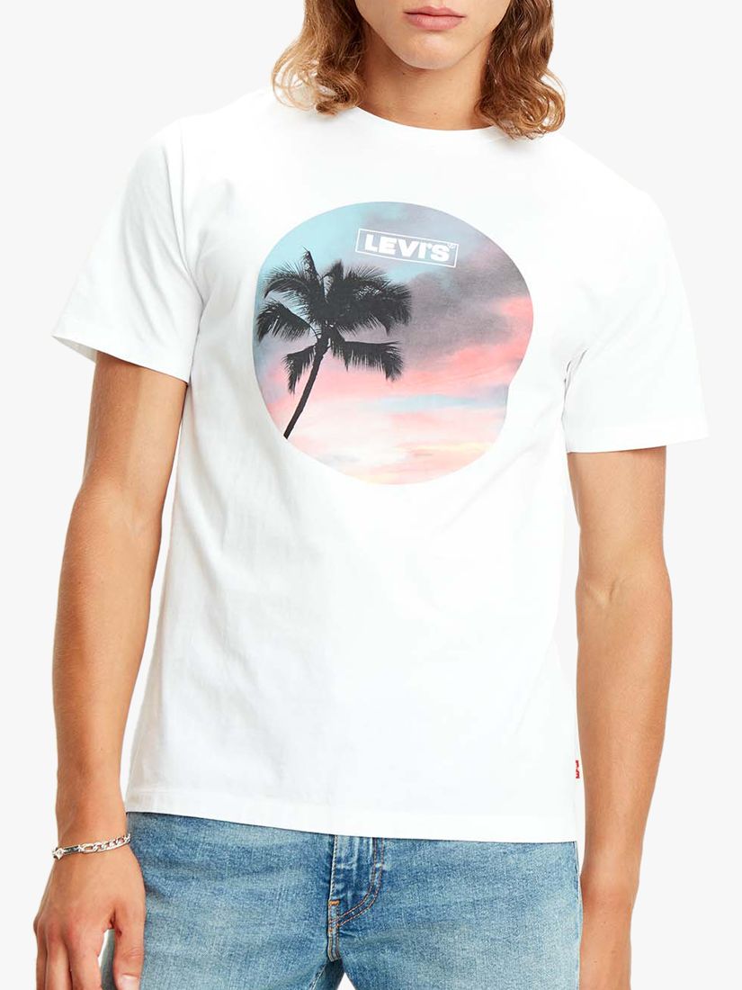 Levi's Palm Tree Graphic T-Shirt, White 