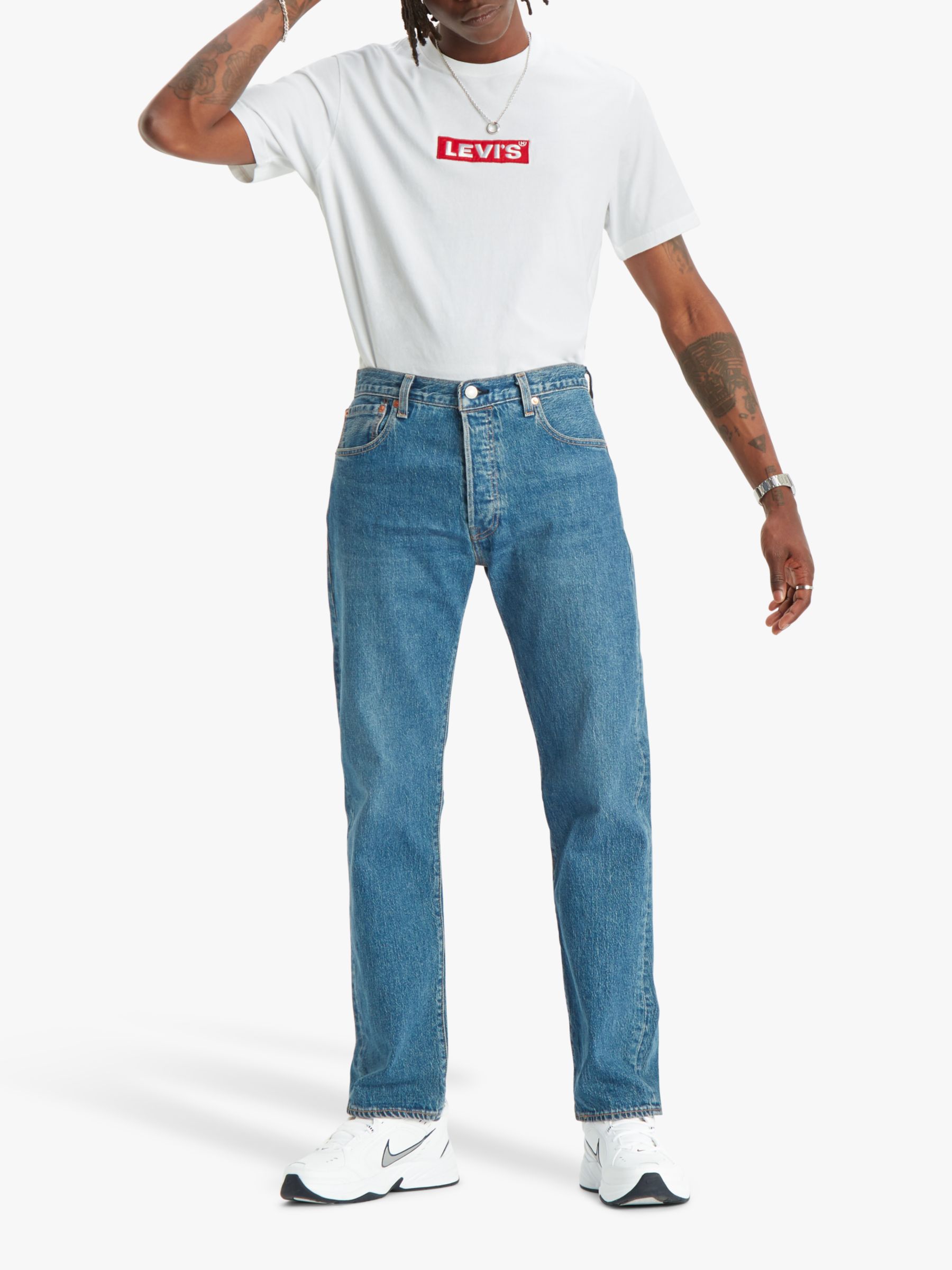Levi's 501 '93 Original Straight Fit Jeans, Bleu Eyes Peak