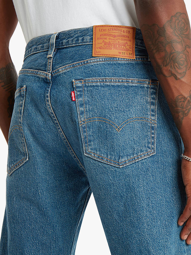 Levi's 501 '93 Original Straight Fit Jeans, Bleu Eyes Peak at John ...