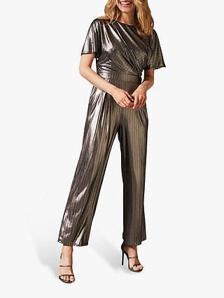 Phase Eight Gabriella Shimmer Jumpsuit, Gold