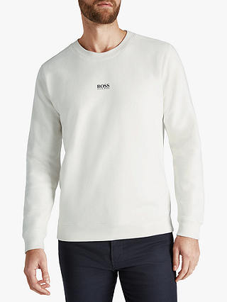 BOSS Weevo Relaxed Fit Logo Sweatshirt