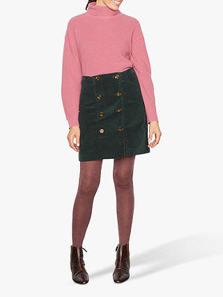 Jigsaw Cord Double Button Skirt
