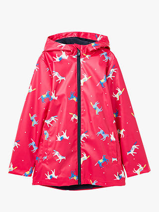 Little Joule Girls' Raindance Coat, Pink