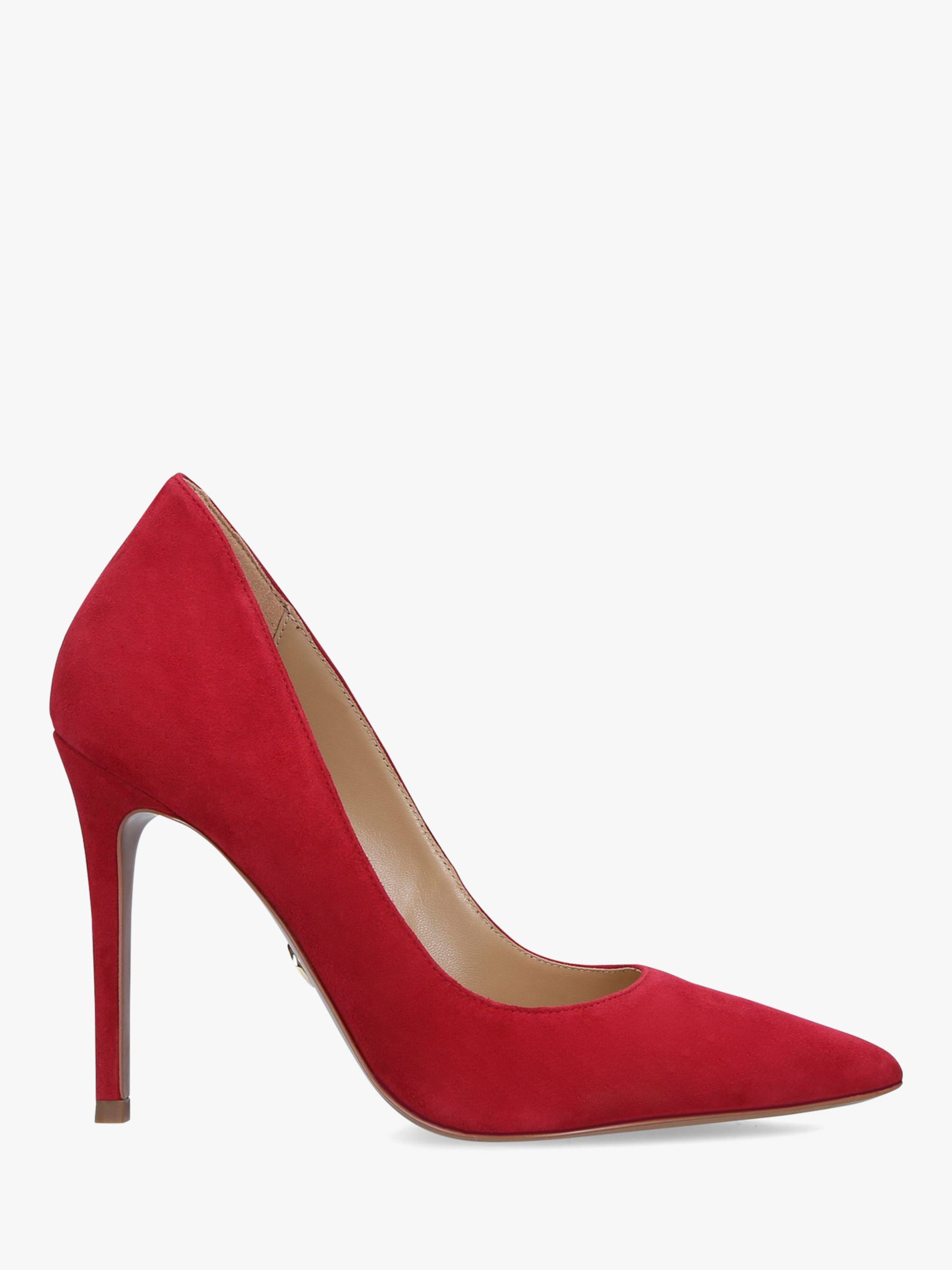 MICHAEL Michael Kors Keke Stiletto Court Shoes, Red at John Lewis ...