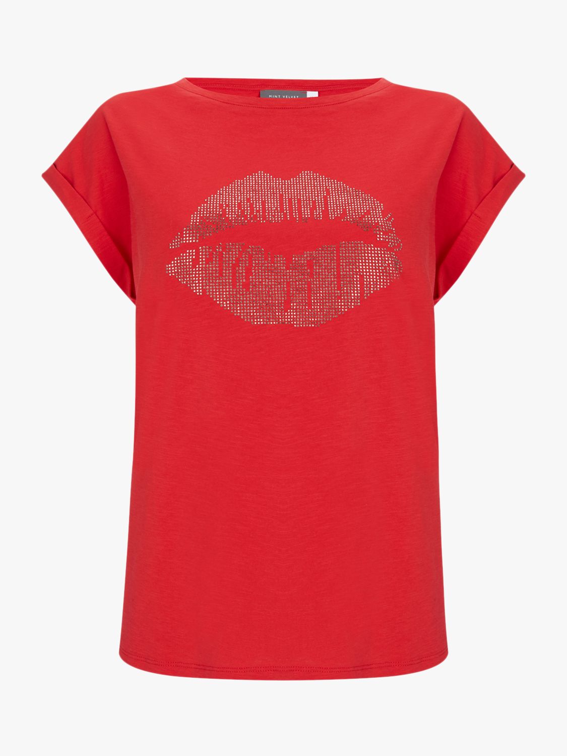 mint velvet red lips t shirt
