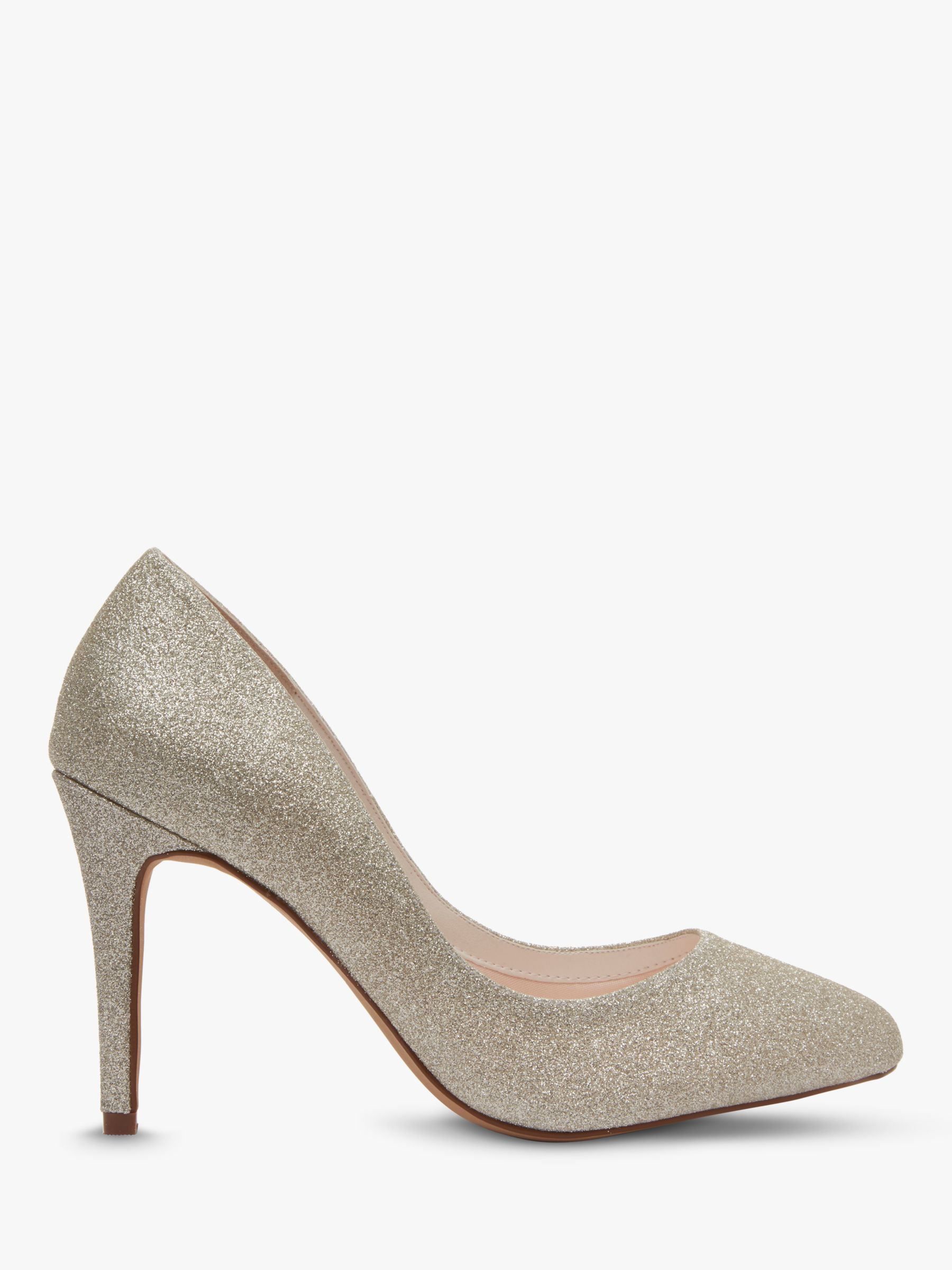 Rainbow Club Erika Shimmer Pointed Court Shoes, Silver