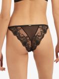 Bluebella Marseille Tanga Knickers, Black