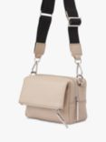 Whistles Bibi Leather Cross Body Bag, Soft Taupe