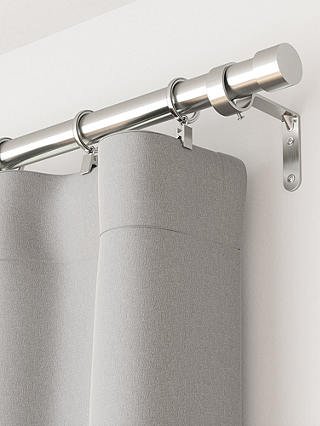 Umbra Cappa Extendable Curtain Pole Kit, Nickel, Dia.25/28mm