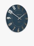 Thomas Kent Mulberry Wall Clock, Midnight Blue