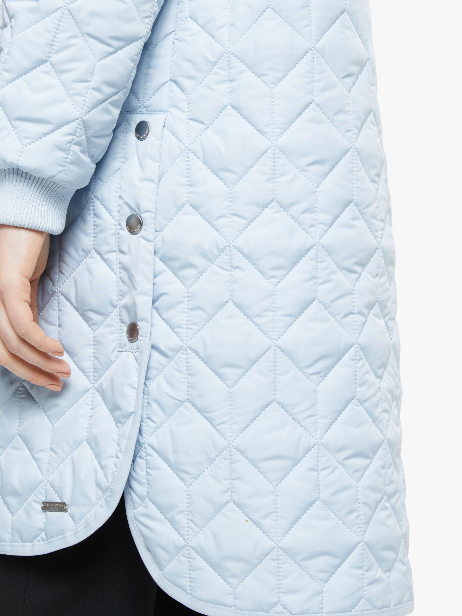 Ilse Jacobsen Hornbæk Padded Quilted Coat, Indigo at John Lewis & Partners