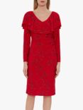 Gina Bacconi Suuri Frill Dress, Red, Red