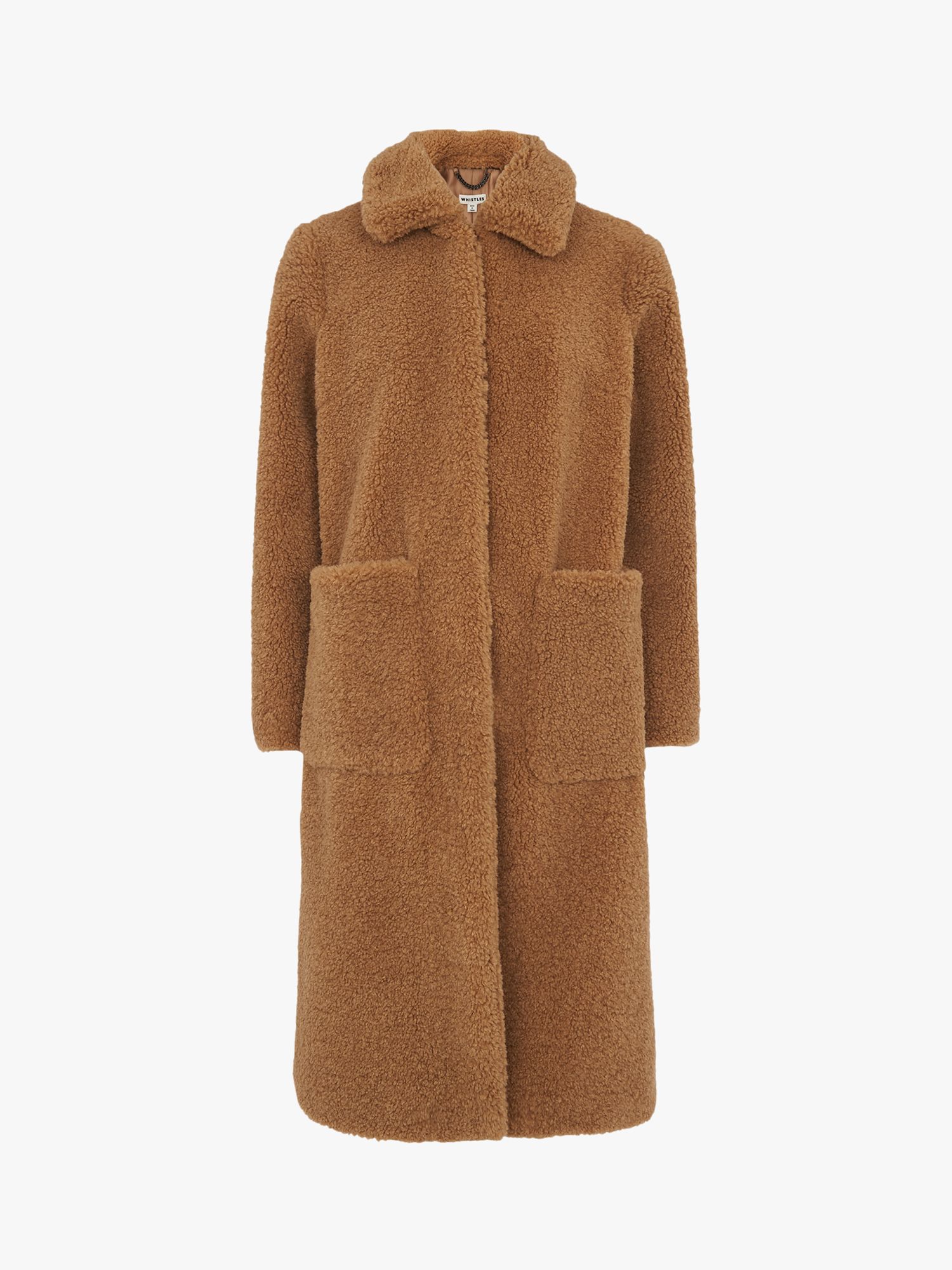 Brown Teddy Faux Fur Coat, WHISTLES
