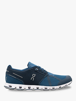On Cloud Men's Running Shoes, Blue/Denim