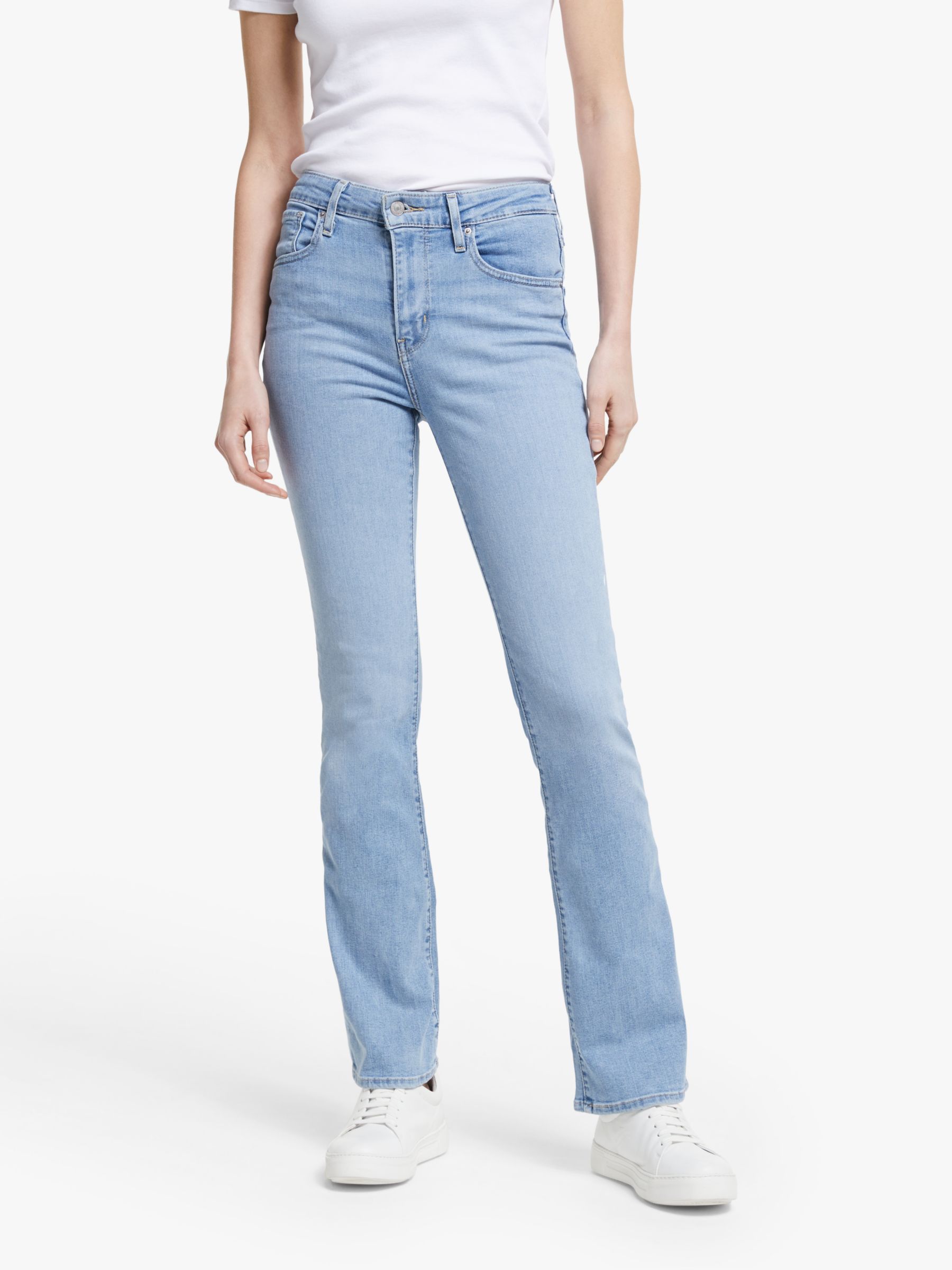women's boot cut high rise jeans