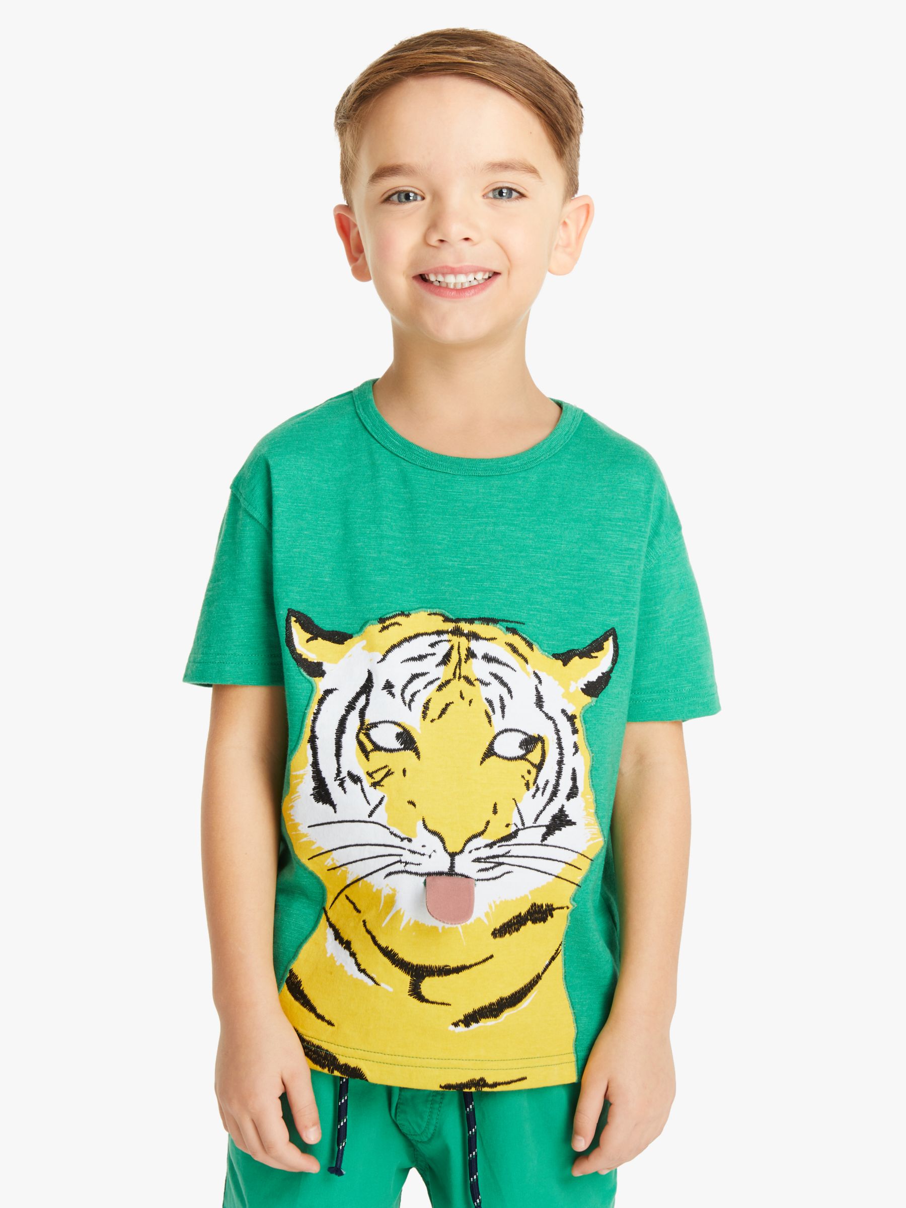 tiger print shirt boy